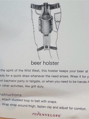Red Envelope Beverage Holster